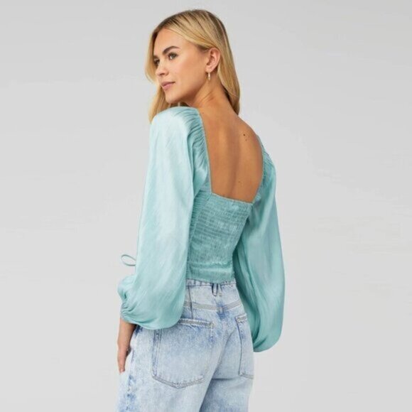 Princess Jasmine Blue Line &‎ Dot Peyton Top XS - Picture 8 of 12